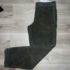 - Green Brooks Brothers corduroy pants